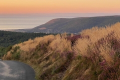 Exmoor sunset August 2022: Photo with thanks from Greta Gardner