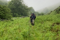Walk from Robers Bridge June 2022. Photo C. Tickner