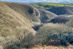 East Lyn Valley from Wind-Hill by Brian Ellis