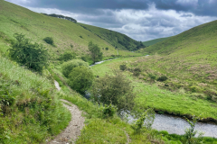 Looking back up the Barle from the top of Cow Castle by Brian Ellis