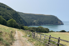 Woody Bay from Crock Pits Wood by Brian Ellis