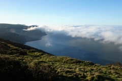 Sea fog moving in at Countisbury by Brian Ellis, January 2022