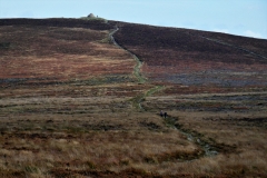 Dunkery Beacon in approach from the west side near the Rowbarrows. Photo by B Ellis