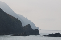 Rock face at Lee Abbey, Martina Slater