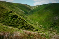 View up to The Chains Valley from Brian Ellis